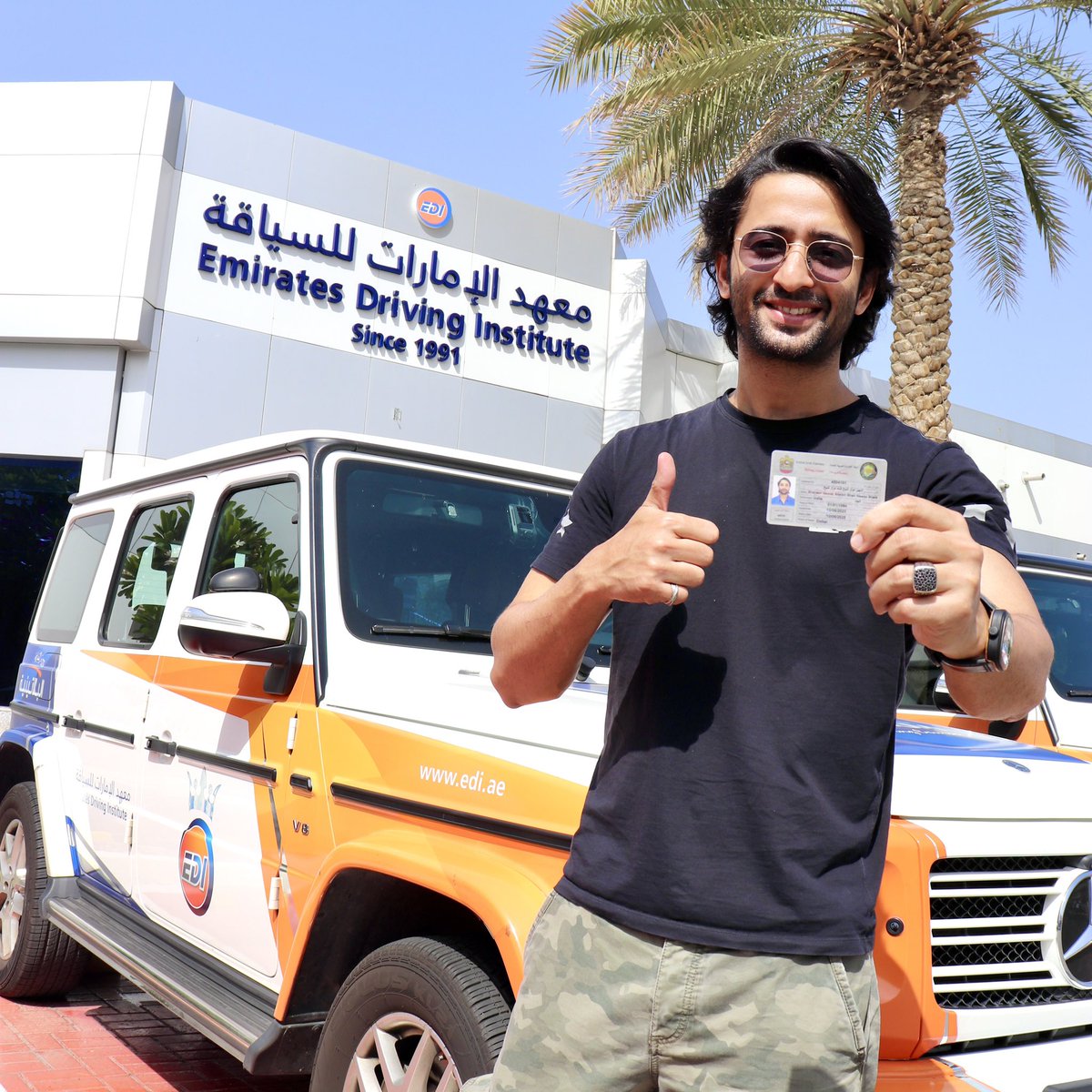 We are exceptionally pleased to have the brilliant @Shaheer_S Thank you for choosing Emirates Driving Institute to get your driver's license. We wish you all the best!