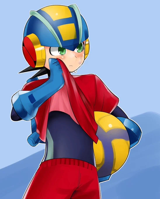 #エグゼアドコレ ロックマンがコスプレする度に「えっお前普段全裸なの!?」ってなる気持ちに名前が欲しい。