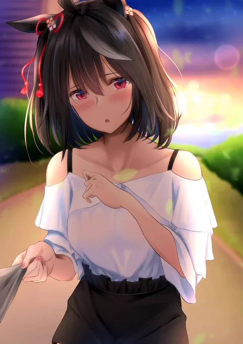 もう少し一緒にいませんか…   #ウマ娘 #キタサンブラック