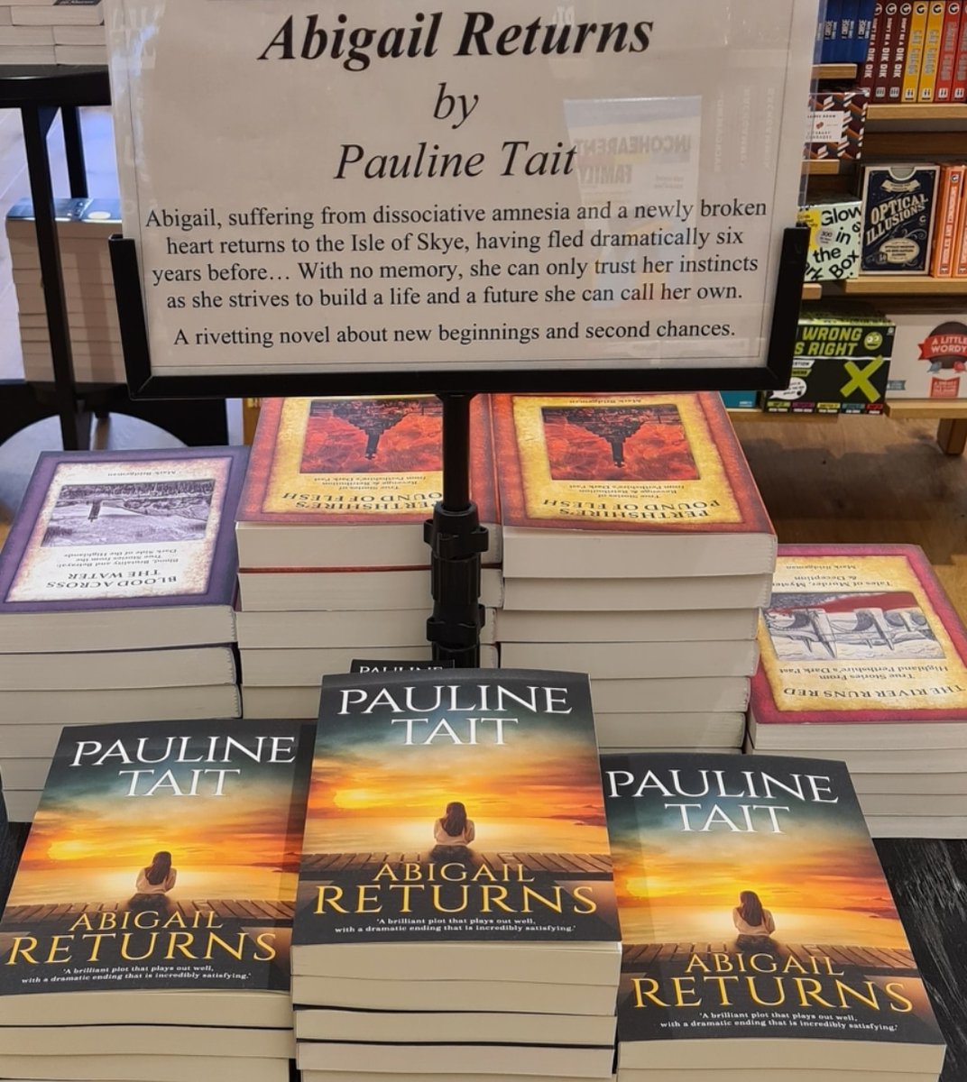 PTait_author's tweet image. Signed copies sitting pretty in Waterstones Perth 😉🥰

Abigail Returns, a #suspenseful #mystery that&apos;s not short on #Romance

⭐️⭐️⭐️⭐️⭐️

#perth #perthshire #perthandkinross