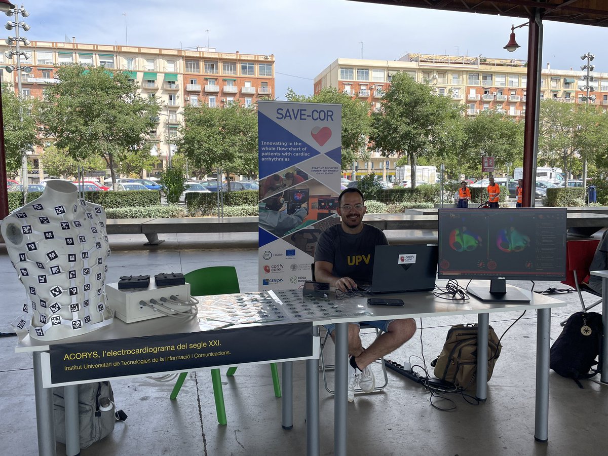 Today we are at #firadelsinventsUPV showing Acorys, the electrocardiogram of the XXI century! #ecgi #cardiacarrhythmias 
We are at Tinglado 2, Puerto de Valencia, don’t miss it!