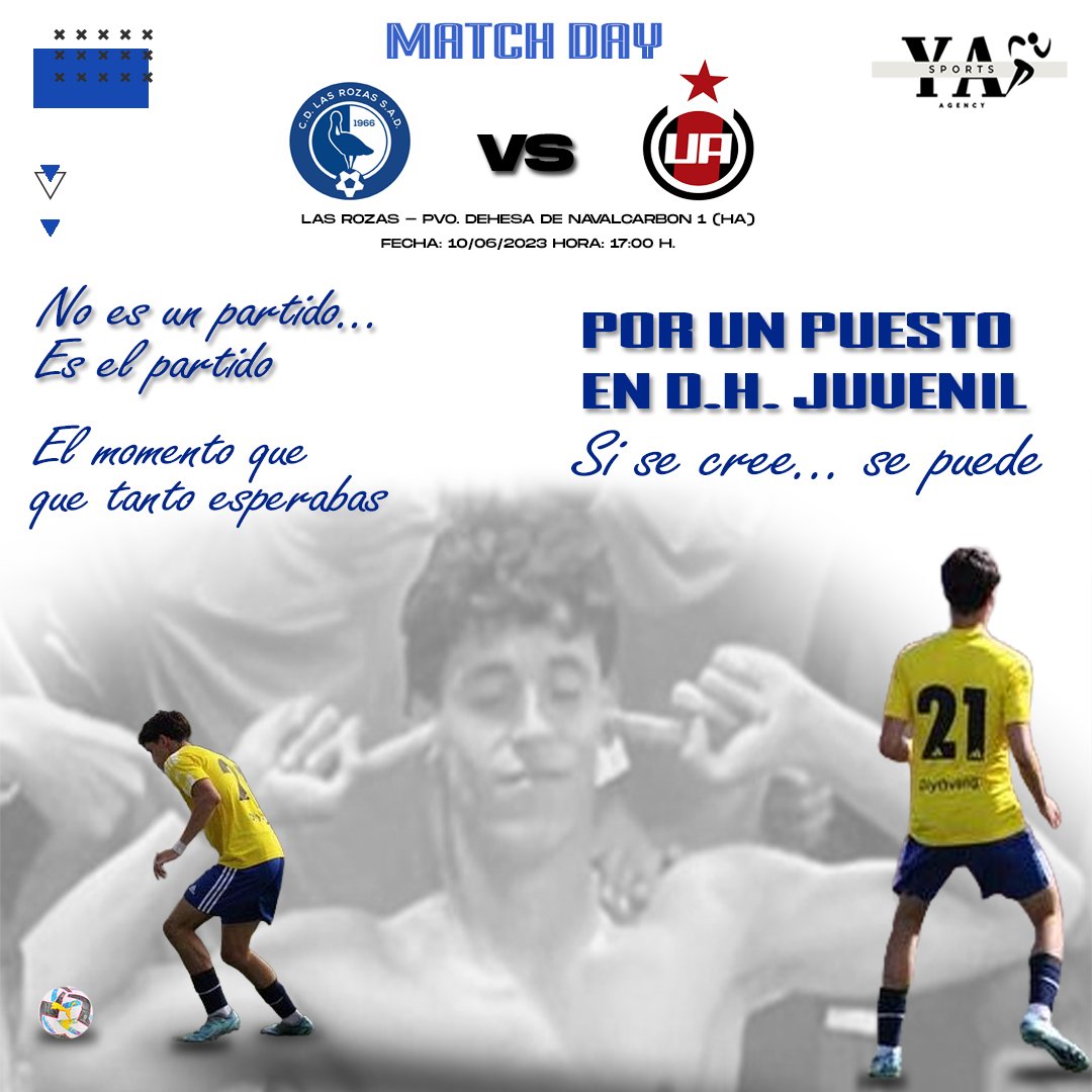 agenciayasports's tweet image. 💥𝐋𝐥𝐞𝐠𝐨́ 𝐞𝐥 𝐝𝐢́𝐚💥 
⏳️𝟗𝟎 𝐦𝐢𝐧𝐮𝐭𝐨𝐬
 🏟 𝐔́𝐥𝐭𝐢𝐦𝐚 𝐣𝐨𝐫𝐧𝐚𝐝𝐚 
💫 𝐓𝐨𝐝𝐨 𝐩𝐨𝐫 𝐮𝐧 𝐬𝐮𝐞𝐧̃𝐨... 𝐜𝐨𝐧𝐬𝐞𝐠𝐮𝐢𝐫 𝐞𝐥 𝐚𝐬𝐜𝐞𝐧𝐬𝐨 𝐚 𝐃𝐢𝐯𝐢𝐬𝐢𝐨́𝐧 𝐝𝐞 𝐇𝐨𝐧𝐨𝐫
#matchday #lasrozascf #unionadarve #divisiondehonor #liganacional #rffm