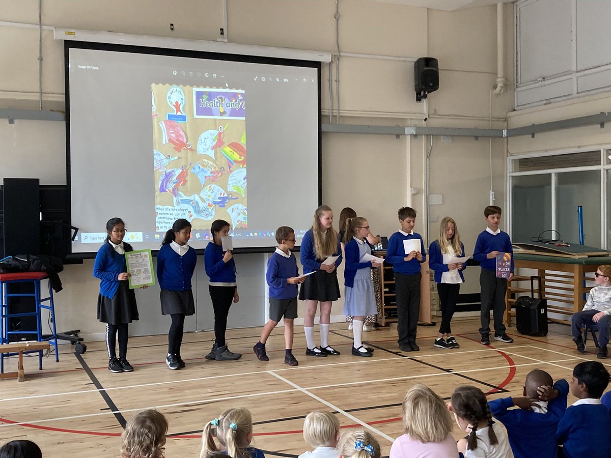standrewsFCRC's tweet photo. This week we had our Be Resilient sharing assembly. Each class shared what they had been learning. It was great to hear all the different things pupils have been learning about how to be resilient. Well done everyone! https://t.co/amzEhL7V4L