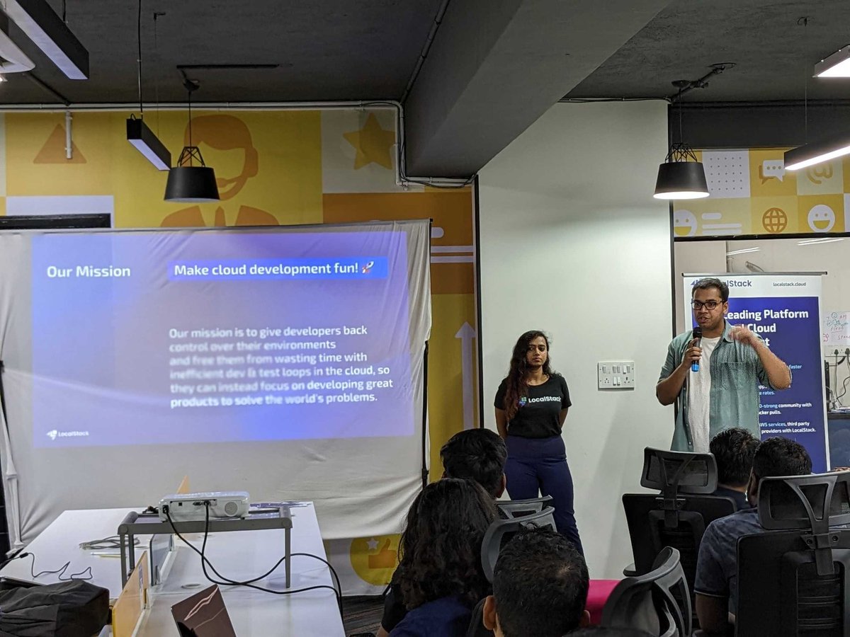 harsh_casper's tweet image. We are starting with the @localstack Cloud DevXchange meet-up! 🤩
#LocalStack #CloudDevXchange #Cloud #AWS #Docker