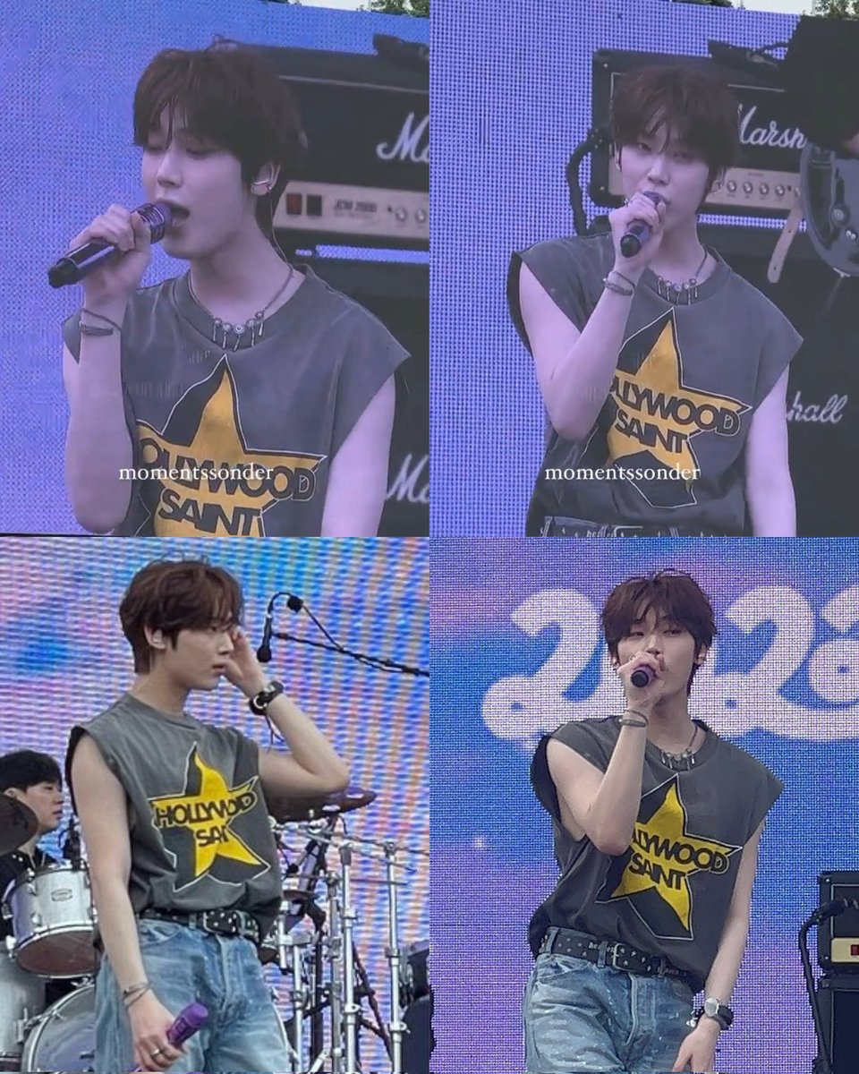 THIS SUNOO SLEEVELESS WTF ,, I'M NOT READY 😭