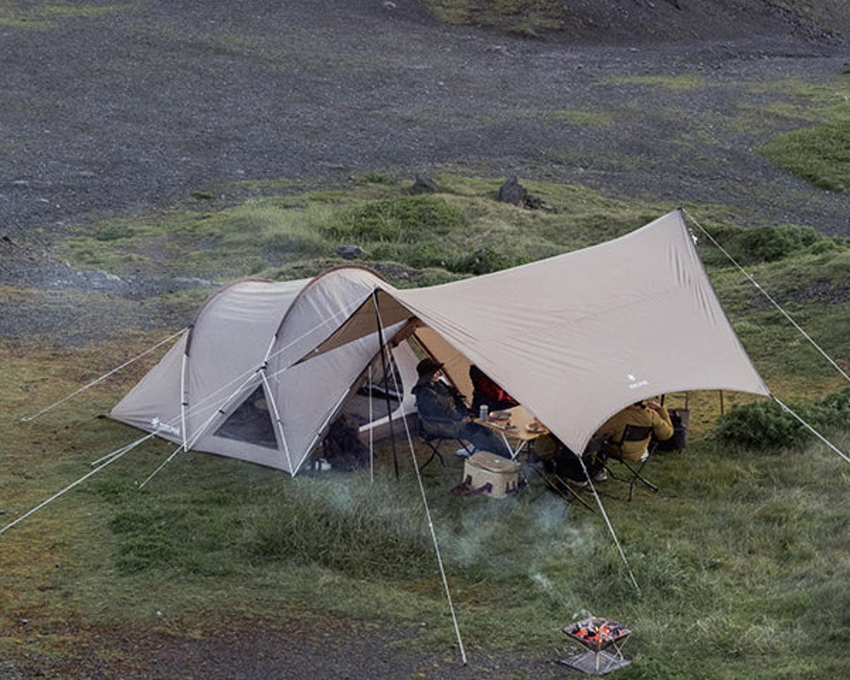 #Snow Peak’s Modular Land Nest Capsule Combines a Tent &amp; Tarp for Maximum Chilling