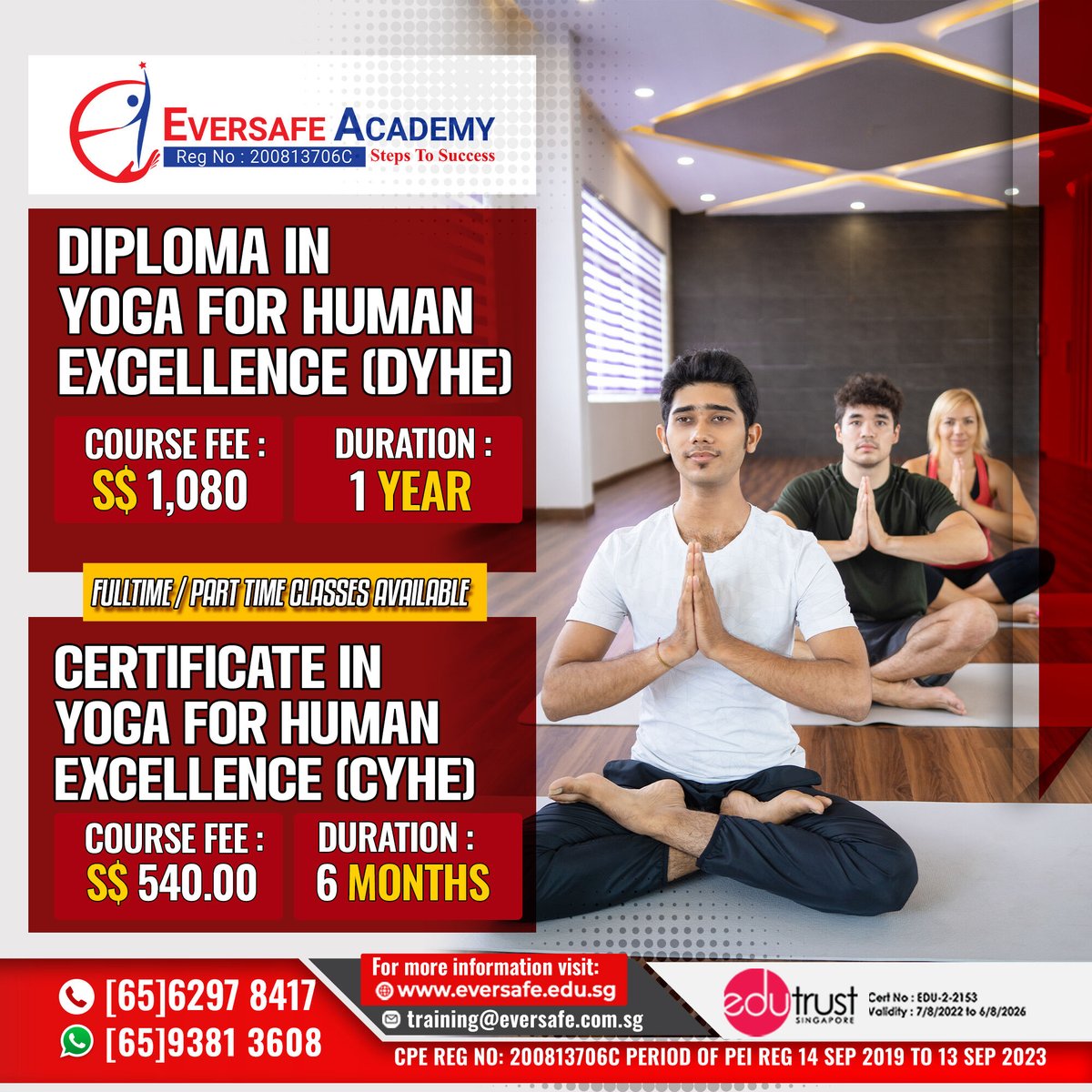 Eversafe Academy on Twitter "DIPLOMA IN YOGA FOR HUMAN EXCELLENCE