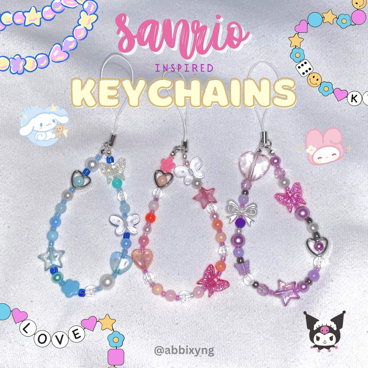 beautygems_ph's tweet photo. β‘Λββ§κ°α Sanrio keychains ΰ»κ± β§βΛβ‘
affordable cute keychains π
price starts at php 40!
#jewelrybeads #sanriokeychains #smallbusiness #phbased #phseller #sale #affordablejewelries #beautygemsph https://t.co/owMbo3PaWd