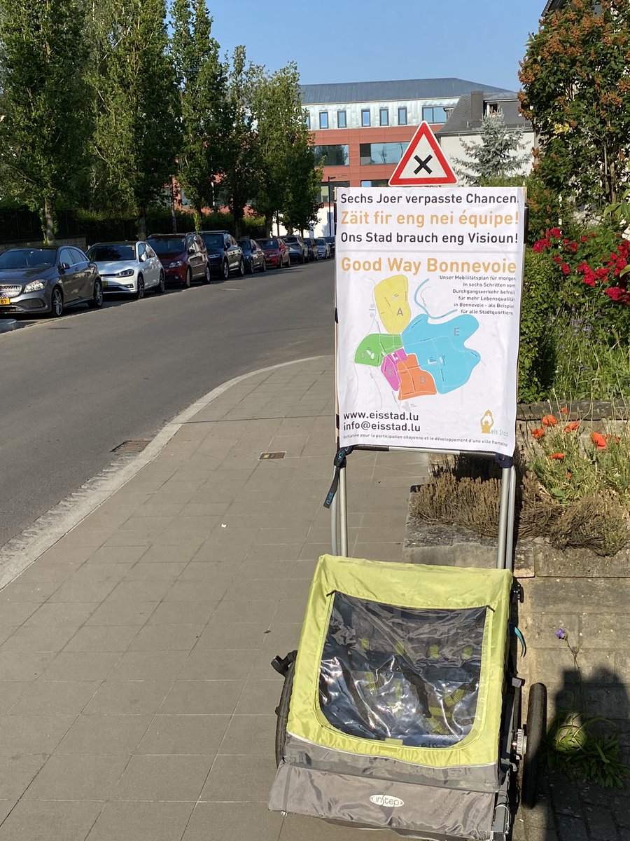 D‘Equipe eis Stad fährt mit. 
Heute, 10. Juni, 15.00 Uhr, Plateau Du Saint-Esprit. Velos-Manif @ProVelo_lu für eine bessere <a href="/CityLuxembourg/">Ville de Luxembourg</a>.
