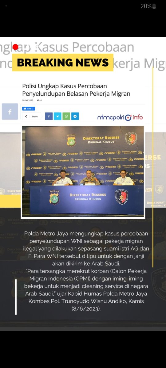 Raja24Ja's tweet photo. Kasus Tindak Pidana Penjualan Orang . #dirkrimsus #polri #polda #polres #viral https://t.co/l7URJvJosF