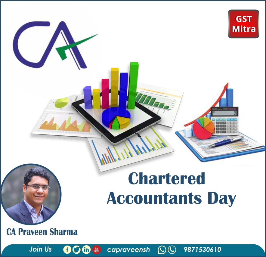 capraveensh's tweet photo. Happy Chartered Accountants day to all my Friends Chartered Accounts.
#CADAY #charteredAccountsday
#capraveensh #gstmitra
#GST #gstnews #gstrate #tax #incometax @thegstmitra @tax4wealth
#charteredaccountancy #costaccountant #charteredworld
#accountancy #charteredAccounts https://t.co/3VJAggFZqC