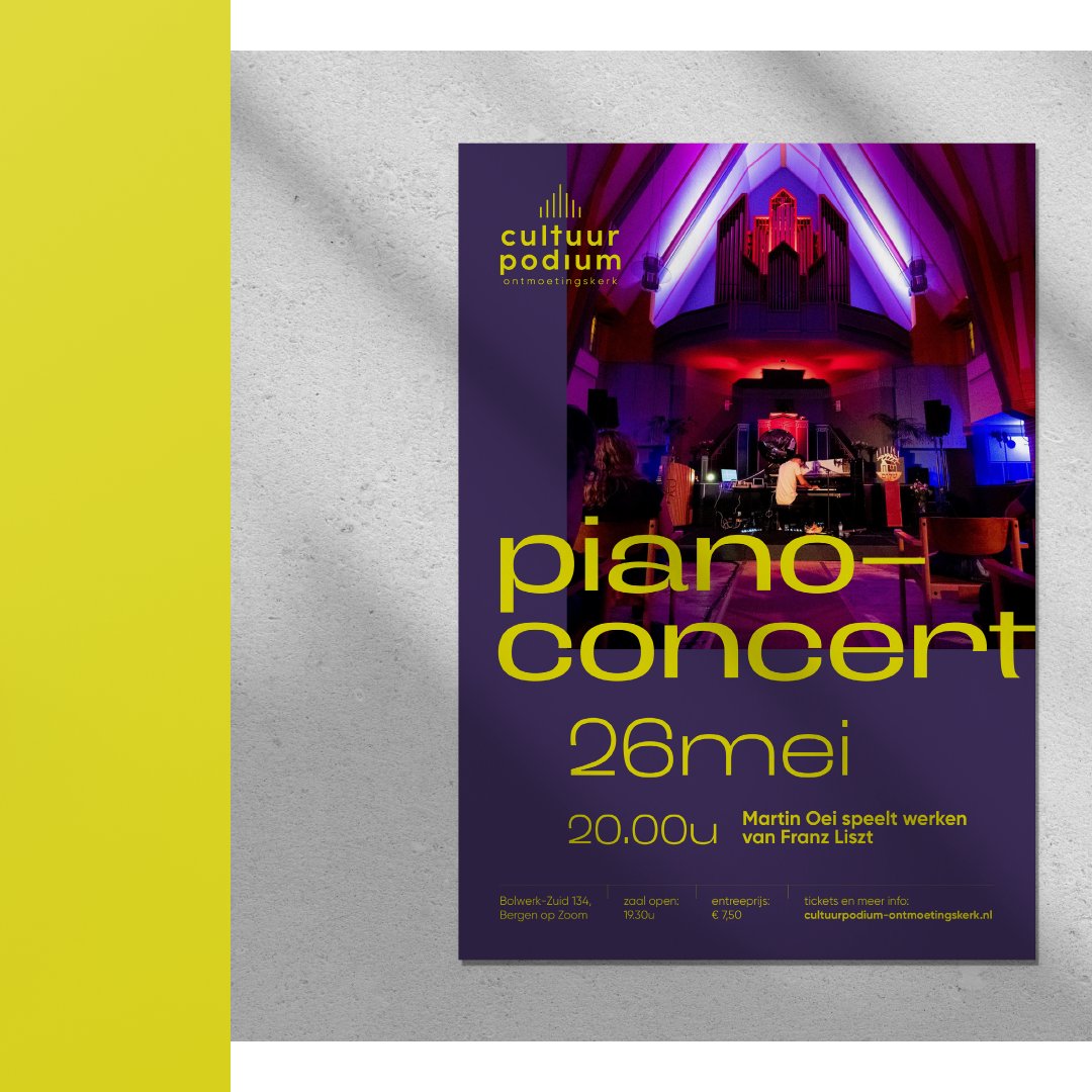Rubenski_7's tweet photo. Logo en middelen gemaakt voor nieuw initiatief @Ontmoetingskerk: een podium voor culturele activiteiten #logodesigner #branding #design #creativeprocess #graphicdesigner #designinspiration #designideas #flyerdesign #branddesigner #brandidentitydesign #brandidentity #posterdesign https://t.co/v0lWEfOtQn