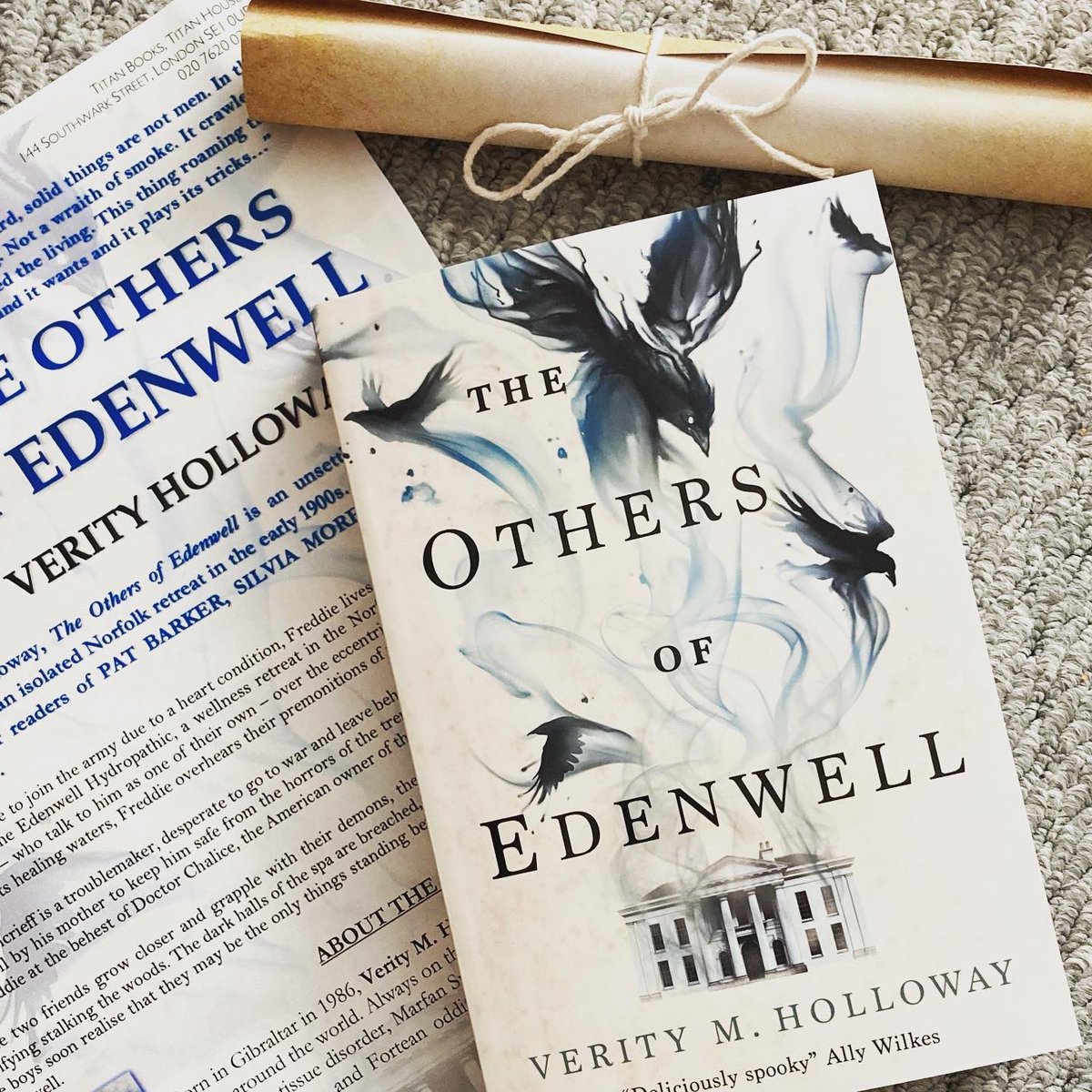 therunningbook's tweet photo. 🪶The Others Of Edenwell by @Verity_Holloway  
🪶Historical Horror set in Norfolk
🪶Available 4th July 2023
🪶Thank you @TitanBooks for this unexpected bookmail 🖤 https://t.co/V9v6JF2ZLj