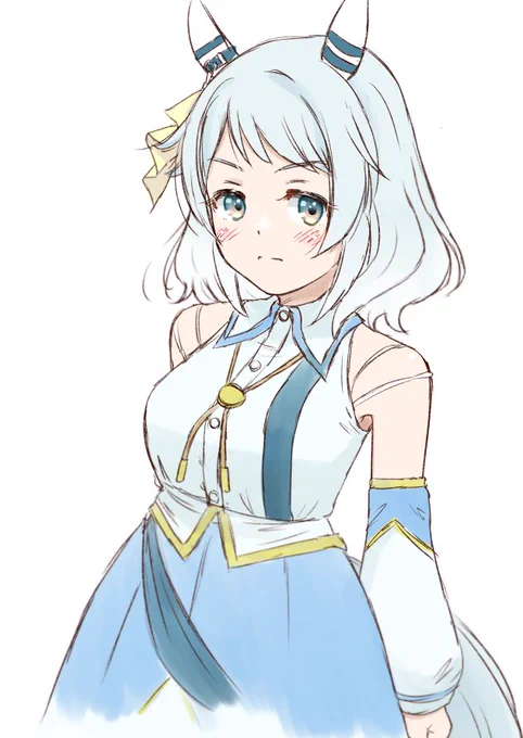 #ヒシミラクル さん試し描き #ウマ娘