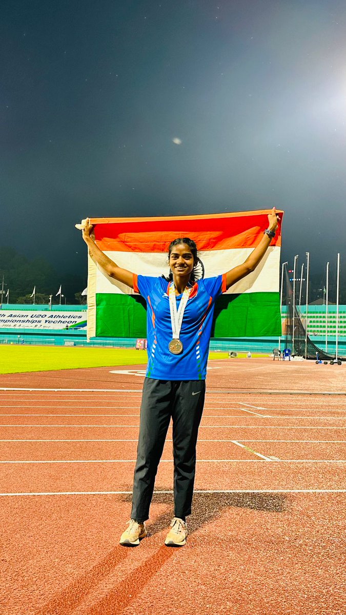 Proud to see our alumnus shine and accomplishing at the Asian U20 Athletic championship held in South Korea. 

The team behind the success: Tenzin Zongpa, Josni Johnson, Jeet Shah, Spoorti Kotian, Guru Prasad 

Founder of <a href="/bridgesofsports/">BridgesofSports</a>: Nitish Chiniwar

Congratulations! 🎉