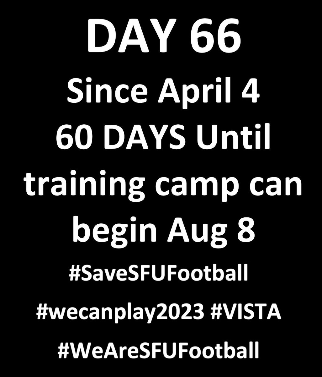 Listen to Brennan @drjoyjohnson make a difference-your @SFUFootball student athletes are suffering b/c of your actions April 4-U can make the change

#wecanplay2023 #VISTA

#SaveSFUFootball 🇨🇦🏈

#WeAreSFUFootball

Sign the petition:
forms.office.com/r/6DSz3ixMsY

 @BCLions @USPORTSca