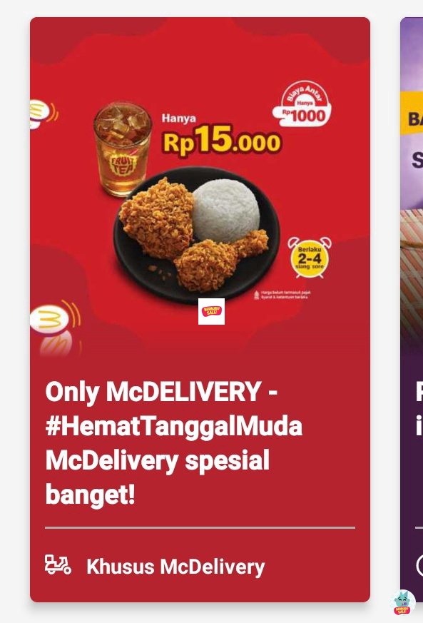 BerburuSale Base Diskon Kukka on Twitter "/info promo mcd ges bole