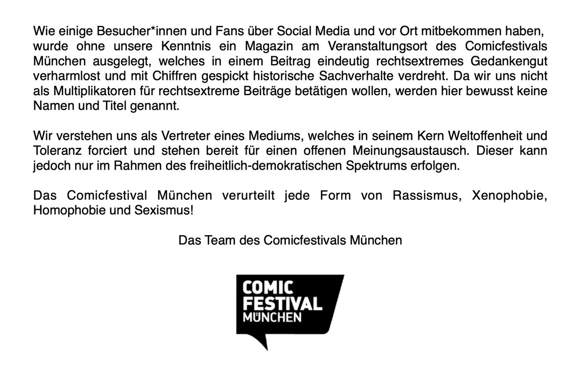 #cfm23 #comicsgegenrechts