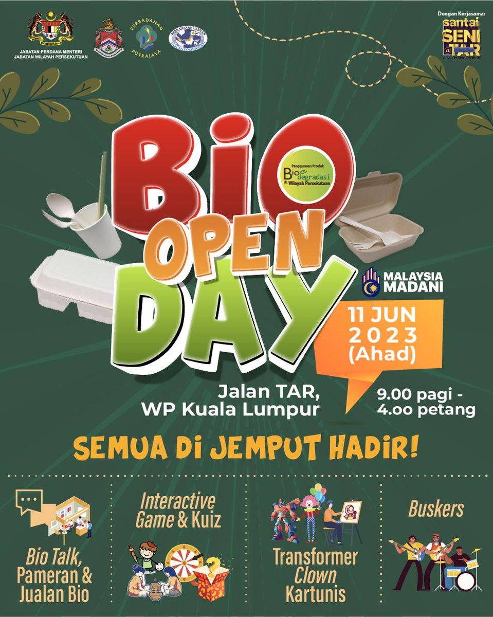 BioMTechAssoc's tweet image. BIO OPEN DAY 2023 AKAN DIADAKAN PADA 11 JUN 2023 BERTEMPAT DI JALAN TUANKU ABDUL RAHMAN, KUALA LUMPUR BERMULA 9.00 PAGI HINGGA 4.00 PETANG. JOM RAMAI-RAMAI MERIAHKAN SUASANA!