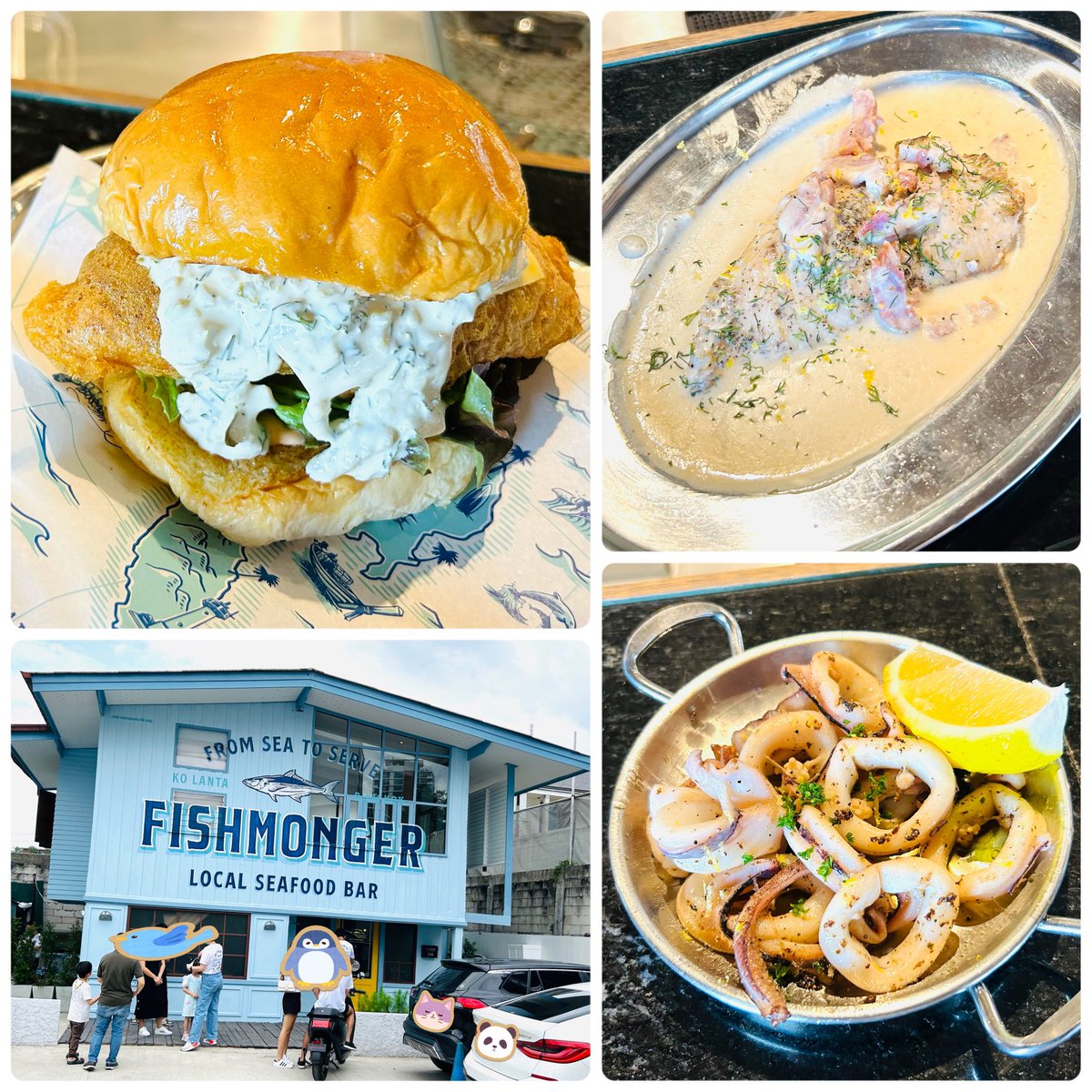 Miyachan MAN バンコク on Twitter "《続き》 ラチャテウィ奥の人気🍔🐟店、 【 Fishmonger 】が、 先週