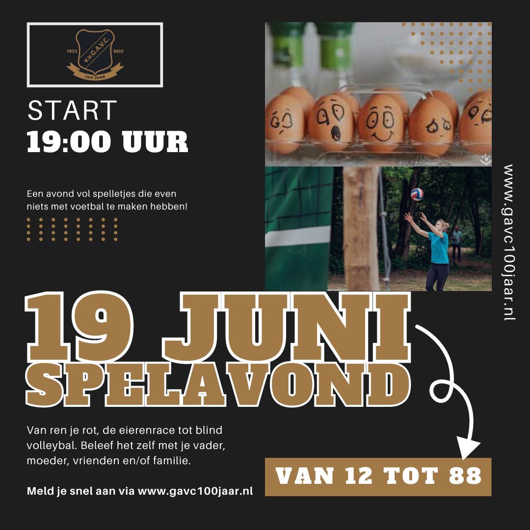 vv_GAVC's tweet image. GAVC 100 jaar. Voor meer informatie aanmelden ga je naar gavc100jaar.nl #gavc #grou #grouster