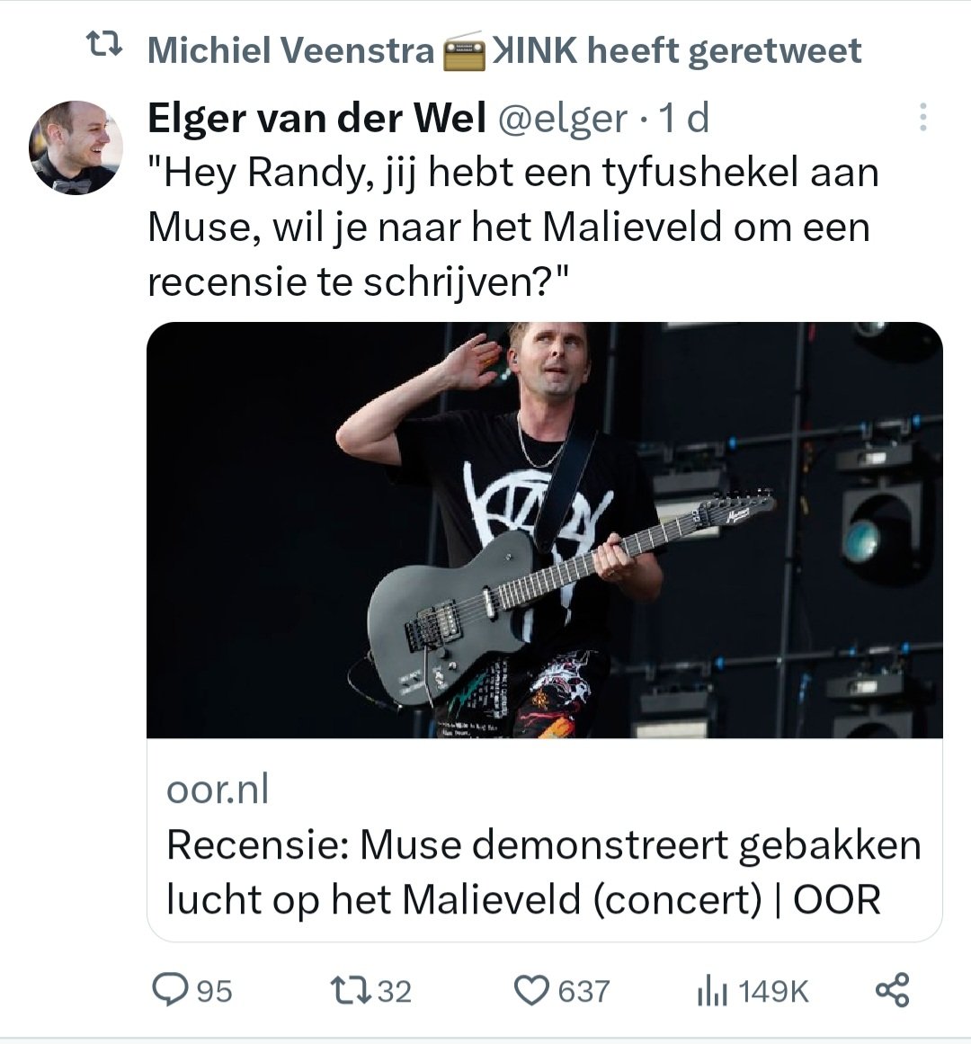 Wanneer je iets negatiefs schrijft over een populaire band/artiest, duiken de aandachtsgeile twitteraars erop als vliegen op stront. Het zijn altijd dezelfde figuren. Influencers, podcastmakers, radio-dj's. Alles om 't volgersaantal te vergroten. Geinig spelletje wel.