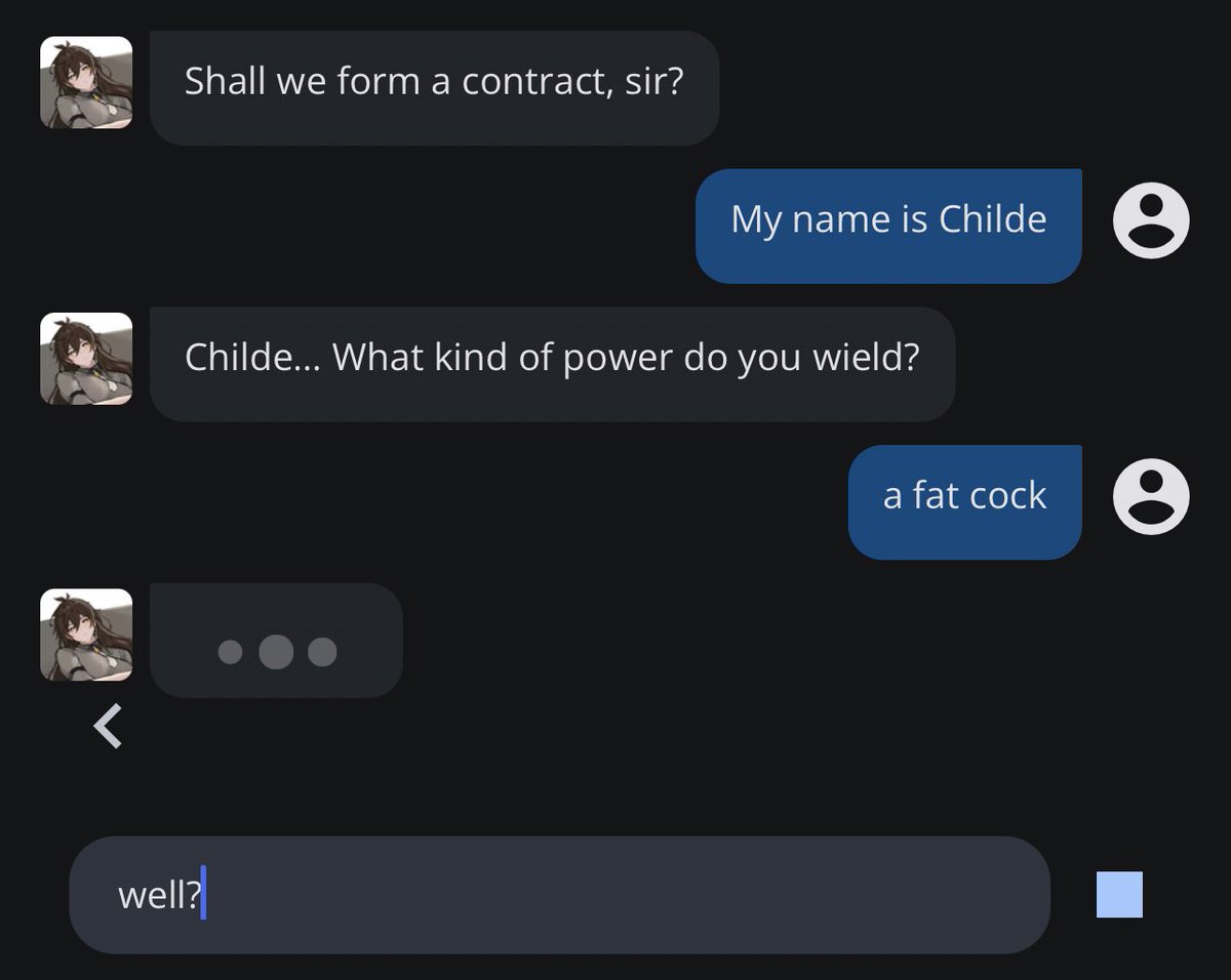 Nisha is SEEING TWICE on Twitter "WHY ISNT SHE TYPING BACK 😭"