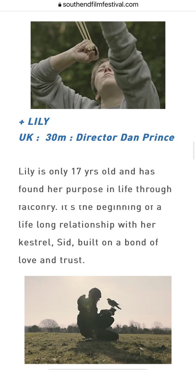 Dan Prince (@danprincephoto) on Twitter photo My new short film Lily has it’s big screen debut today <a href="/sthendfilmfest/">SouthendFilmFestival</a> 🙌🙌🙌 My new short film Lily has it’s big screen debut today <a href="/sthendfilmfest/">SouthendFilmFestival</a> 🙌🙌🙌