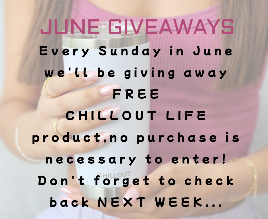 📣JUNE Giveaways
To #enter > follow our Instagram @chillout_life_tumblers Tag friends & Share this post! 

#Sundayvibes #GiveAway #giveawaytime #June2023 #win #weaning #joinusnow #JoinTheClub #givingaway #fathersday #canada #winning #followusnow #June #chilloutlife