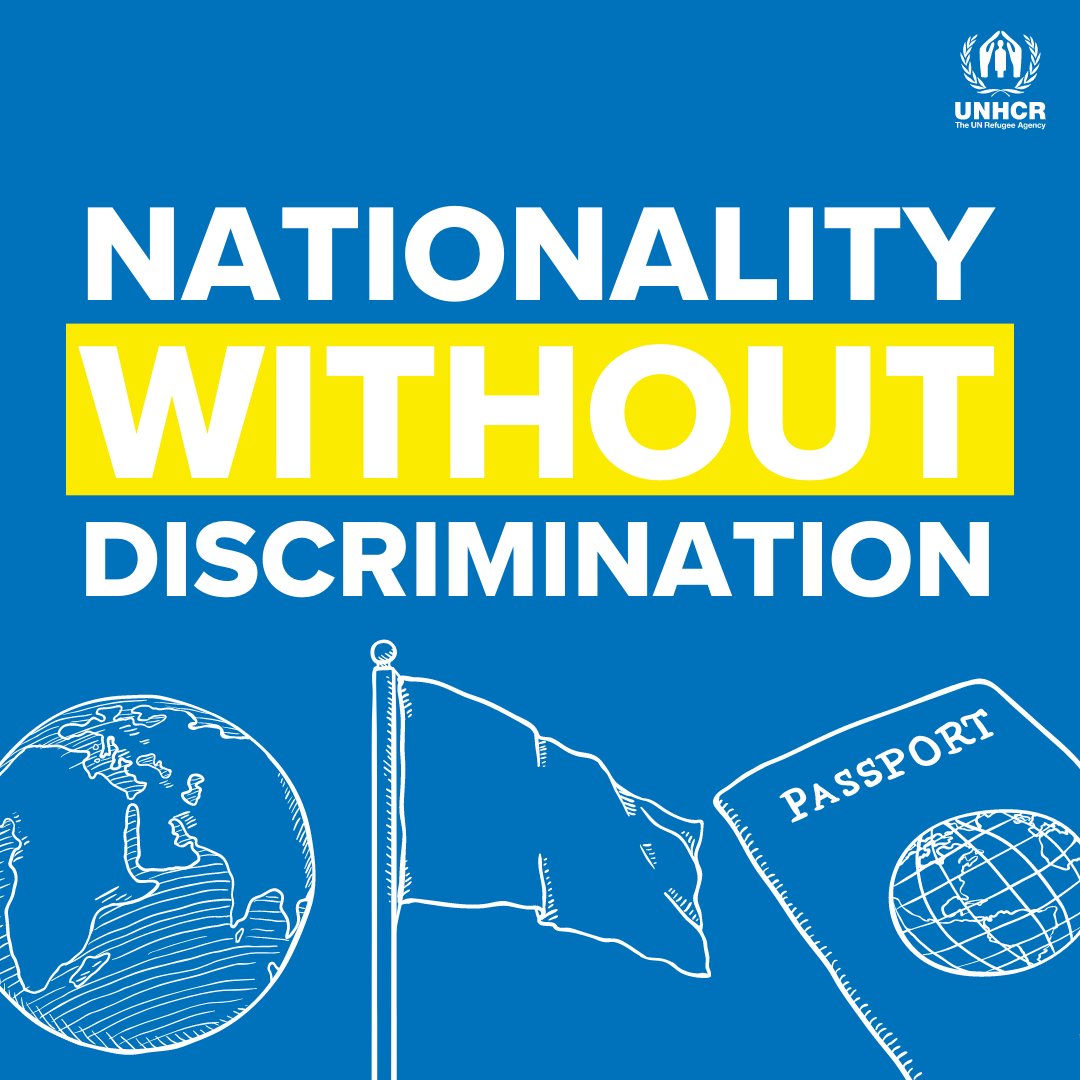 Did you know that in many countries women still don't have the same rights as men to pass on their nationality to their spouses and children?

📣This gender discrimination must end.📣

Leaders must take urgent action to #EndStatelessness, so everyone can say #IBelong.