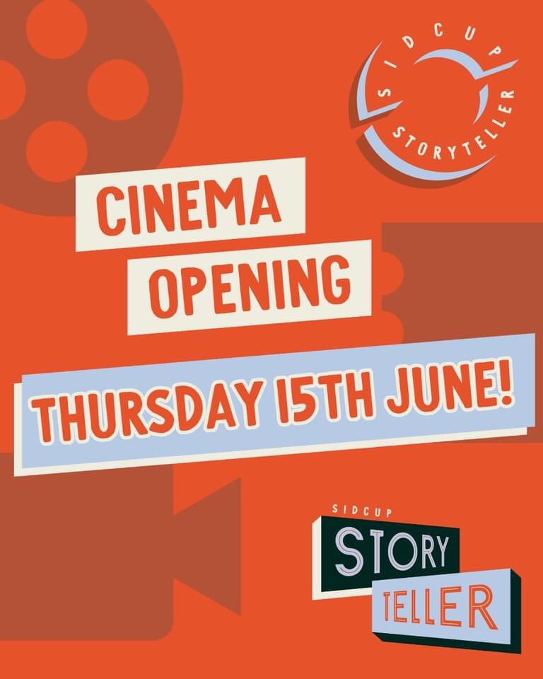 OPENING JUNE 15th

We are pleased to announce the opening of the cinema next week!

#sidcup #thumbsupsidcup #sidcuppartners #workingtogether #local #community #cinema