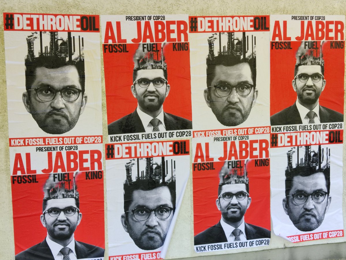 wietseslob's tweet image. Found in the city of Bonn ...

Can the boss of a national oil company successfully lead the world's largest diplomatic gathering on climate change? Let's see...

One thing is certain: oil and sustainable decarbonization does not go hand in hand.

#COP28