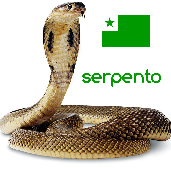 Serpento #Esperanto #Vortoj