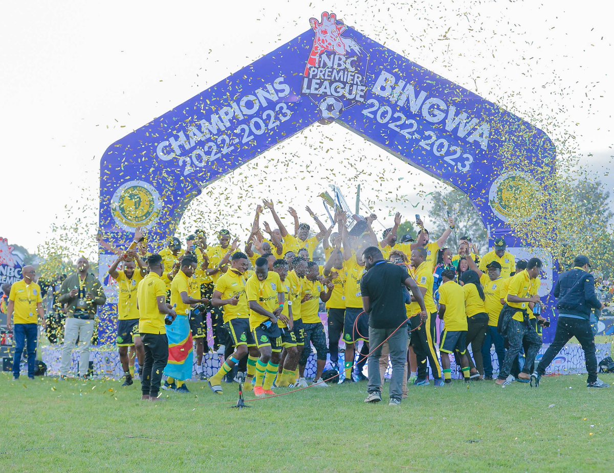 Champions of NBC Tanzania Premier League… ( Back to Back)…