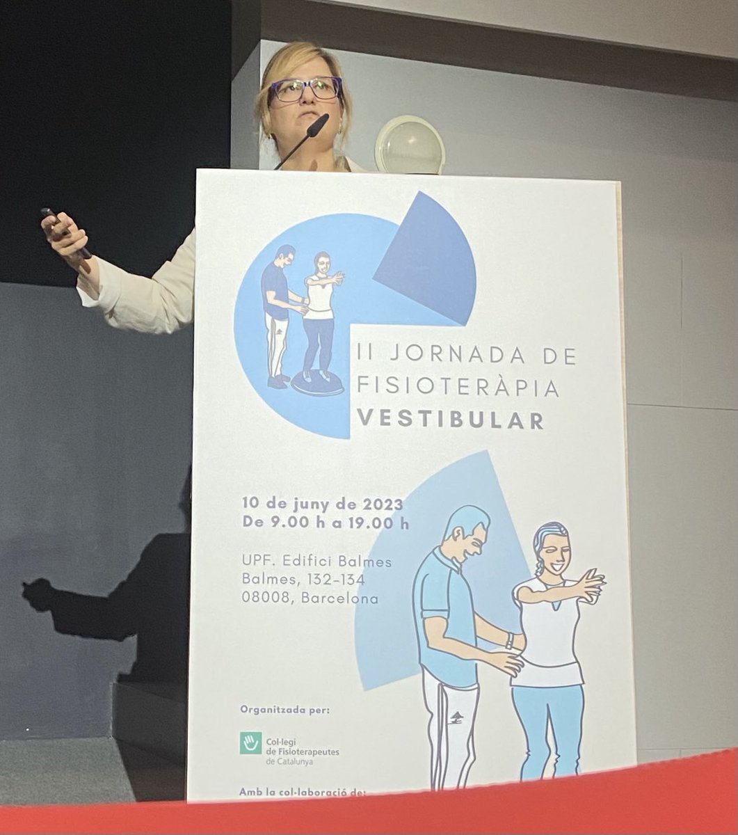 Zenaida Piñeiro presentando el sindrome vestibular agudo en Barcelona #jornadafisiovestibular ⁦<a href="/osteofels/">Osteofels_UTVE</a>⁩ ⁦<a href="/ASMES2016/">ASMES</a>⁩