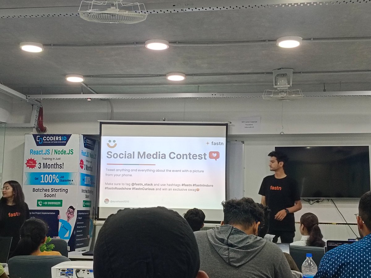 🌟Attending a fantastic #FastN event where I dived into the world of Node.js and React.js! 🚀 From a great introduction to immersive hands-on experiences ! ✅
<a href="/fastn_stack/">fastn</a> #fastn #fastnaindore #fastnCurious #fastnRoadshow