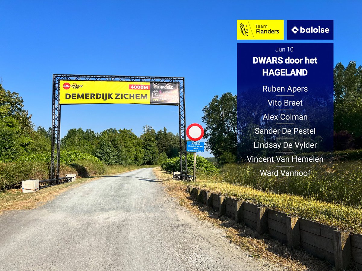 Team Flanders - Baloise 2025 (@proteamtfb) on Twitter photo 10/6 Duracell Dwars door het Hageland (1. Pro) Aarschot - Diest with:
81 <a href="/Ruben_Apers/">Ruben Apers</a>
82 @braetvito
83 <a href="/colmanalex1/">Alex Colman</a>
84 <a href="/pestel_sander/">Sander De Pestel</a>
85 @lindsaydv95
86 Vincent Van Hemelen
87 <a href="/wardvanhoof/">Ward Vanhoof</a>
@LottoCyclingCup #DDHH #DDHH23 10/6 Duracell Dwars door het Hageland (1. Pro) Aarschot - Diest with:
81 <a href="/Ruben_Apers/">Ruben Apers</a>
82 @braetvito
83 <a href="/colmanalex1/">Alex Colman</a>
84 <a href="/pestel_sander/">Sander De Pestel</a>
85 @lindsaydv95
86 Vincent Van Hemelen
87 <a href="/wardvanhoof/">Ward Vanhoof</a>
@LottoCyclingCup #DDHH #DDHH23