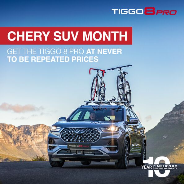 Unbeatable Luxury at Unbeatable Prices this Chery SUV Month!!
Everyone deserves affordable comfort, quality and luxury. You are guaranteed all and more with a Chery Tiggo of your choice!

cherynorthcliff.co.za 
#FirstImpressionsLast #Tiggo4Pro #Tiggo7Pro #Tiggo8Pro