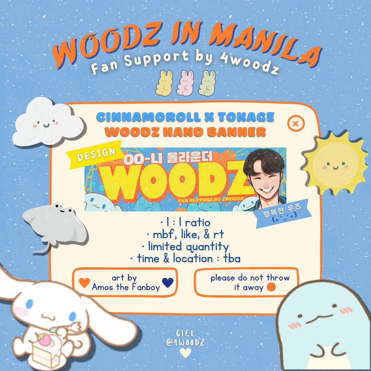 4woodz's tweet photo. 𝗵𝗮𝗽𝗽𝘆 𝘄𝗼𝗼𝗱𝘇 𝗵𝗮𝗻𝗱 𝗯𝗮𝗻𝗻𝗲𝗿 (｡◝‿◜｡)
x 𝘤𝘪𝘯𝘯𝘢𝘮𝘰𝘳𝘰𝘭𝘭 &amp; 𝘵𝘰𝘬𝘢𝘨𝘦
# fan support by @4woodz 🤍

🧡 𝗢𝗢-𝗟𝗜 올라운더 𝗪𝗢𝗢𝗗𝗭 💙

★ 1 : 1 ratio
★ like, rt, &amp; mbf
★ 𝘭𝘪𝘮𝘪𝘵𝘦𝘥 𝘲𝘶𝘢𝘯𝘵𝘪𝘵𝘺
★ time &amp; loc : tba

#WOODZinMNL #WOODZinManila https://t.co/hXp4w7dQXP