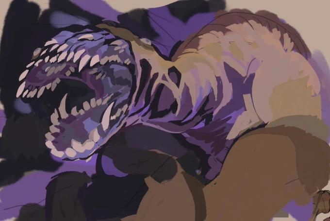 Ok i do this too   Taro   idk masc   ??? (Shapeshifter but mostly a spotted hyena)  Favorite  purple   yea  Weird  inspired by The Thing 1982 lol  Best  weird guy swag  What I dislike about  nothing   Would I sell  never