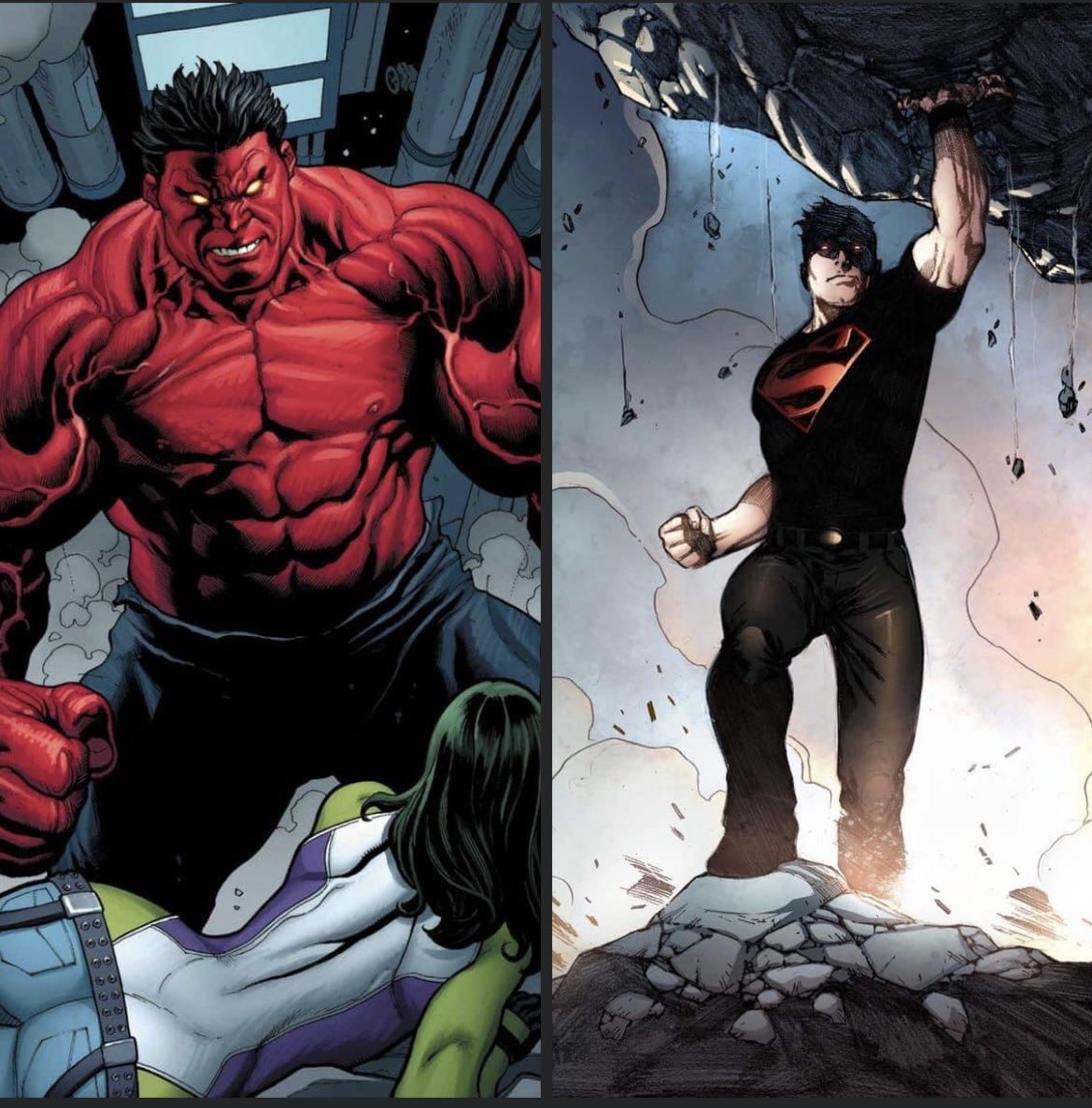 #RedHulk☢️ VS #SuperBoy☀️

(Marvel VS DC)

Who wins, and why?

#whowouldwin #deathbattle #SHPOLL23