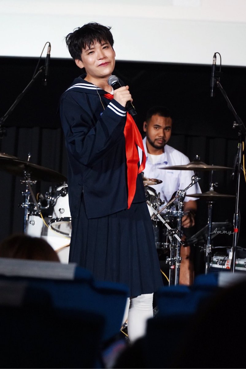 Ammy_ChP's tweet photo. นักเรียนญี่ปุ่นคนนี้น่าล่อลวงมากกกก 😋 พี่คชาเปิดด้วยเมดเล่ย์เพลงวัยใส ชอบบบบบ 
#kachanontanun
 #backtochacoolกลับมาหาคชาคนเท่ https://t.co/RLchO4AFJ0