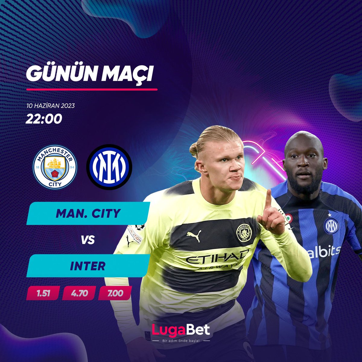 AVRUPANIN EN BÜYÜĞÜ BU AKSAM BELLİ OLUYOR 🔥🔥

#mancity #inter #InterCity #ChampionLeague #SampiyonlarLigi #Haaland #ilkay #hakan #şampiyon