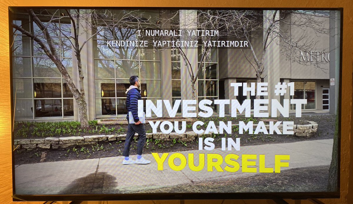 '1 numaralı yatırım kendinize yaptığınız yatırımdır.' #howtogetrich