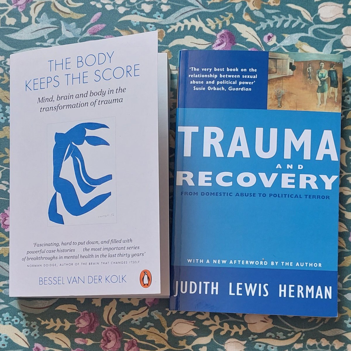 Contemplating the inextricability of violence and trauma, and how both can be best responded to in the context of intersectionality. 
Can't go wrong with revisiting Van Der Kolk's and Herman's seminal works. 

#PhD #Violence #Trauma #Research #ReadingNow