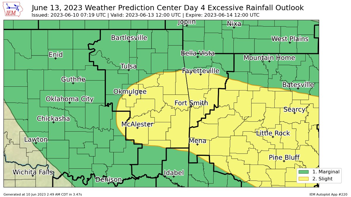 + Noaa weather alerts.. on Twitter "WPC issues Day 4 Slight Risk