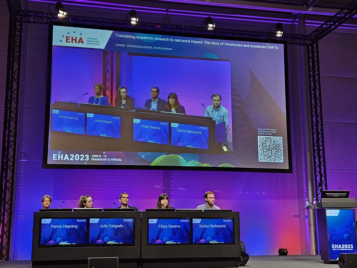 ValentinOrtizMD's tweet image. Translating academic research to real-world impact: the story of venetoclax and academic CAR-Ts.. 💫 @young_eha @EHA_Hematology #EHA2023