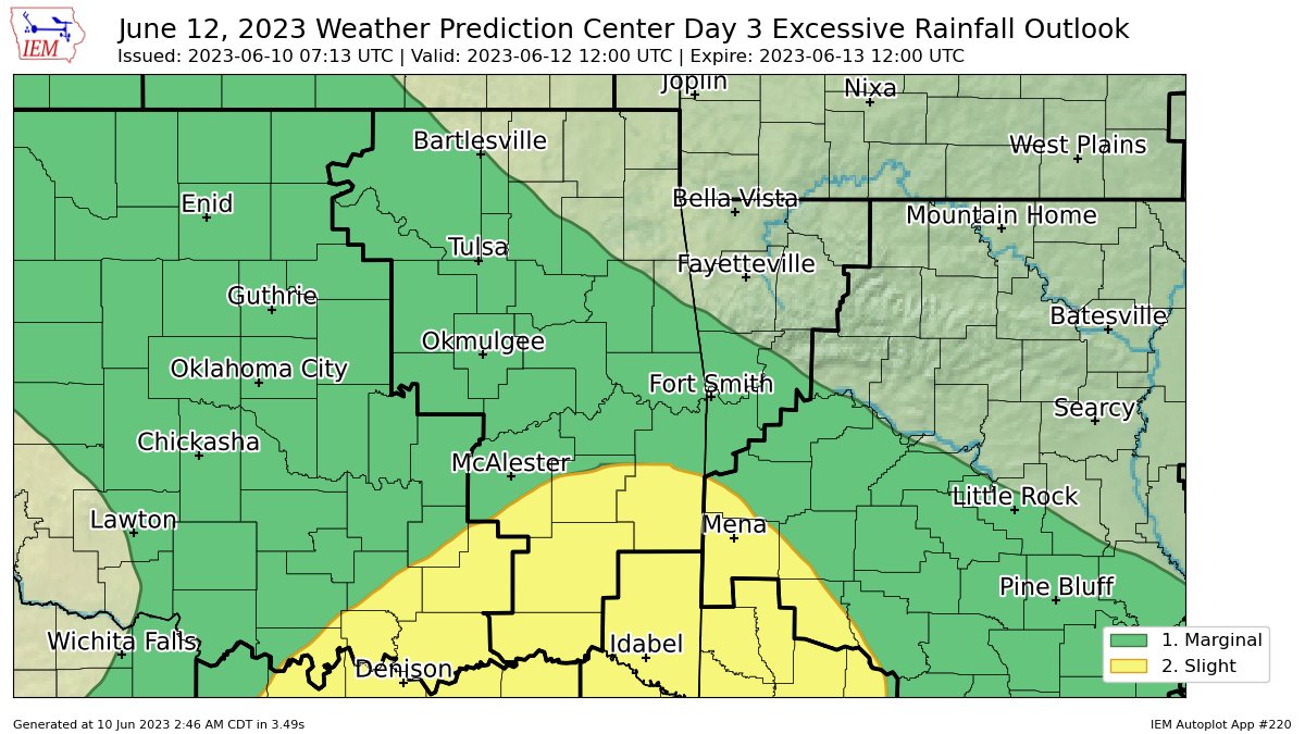 + Noaa weather alerts.. on Twitter "WPC issues Day 3 Slight Risk