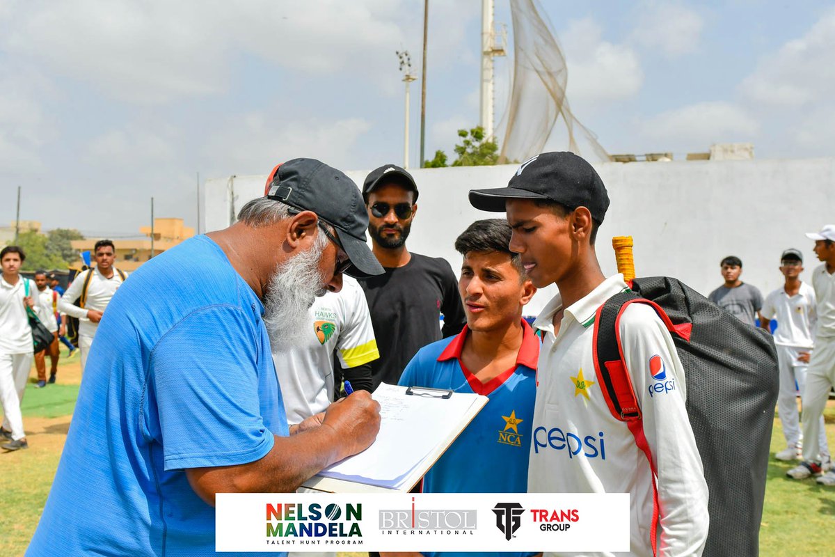 _TransGroup's tweet photo. 📸 Nelson Mandela Talent Hunt Program is underway!

#KHI2SA #Transgroup #CricketTwitter https://t.co/GYCNjnE4aQ