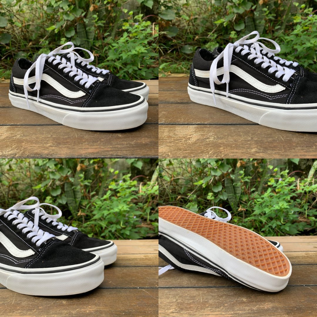 WShoescare's tweet photo. la Everyone ✨

Before and after : Treatment deep cleaning ( Vans old skool classic ) 

Sneakers care by @WShoescare . Jangan lupa cuci sepatu kotor kalian 😁✨ https://t.co/X0lFWnEAcP